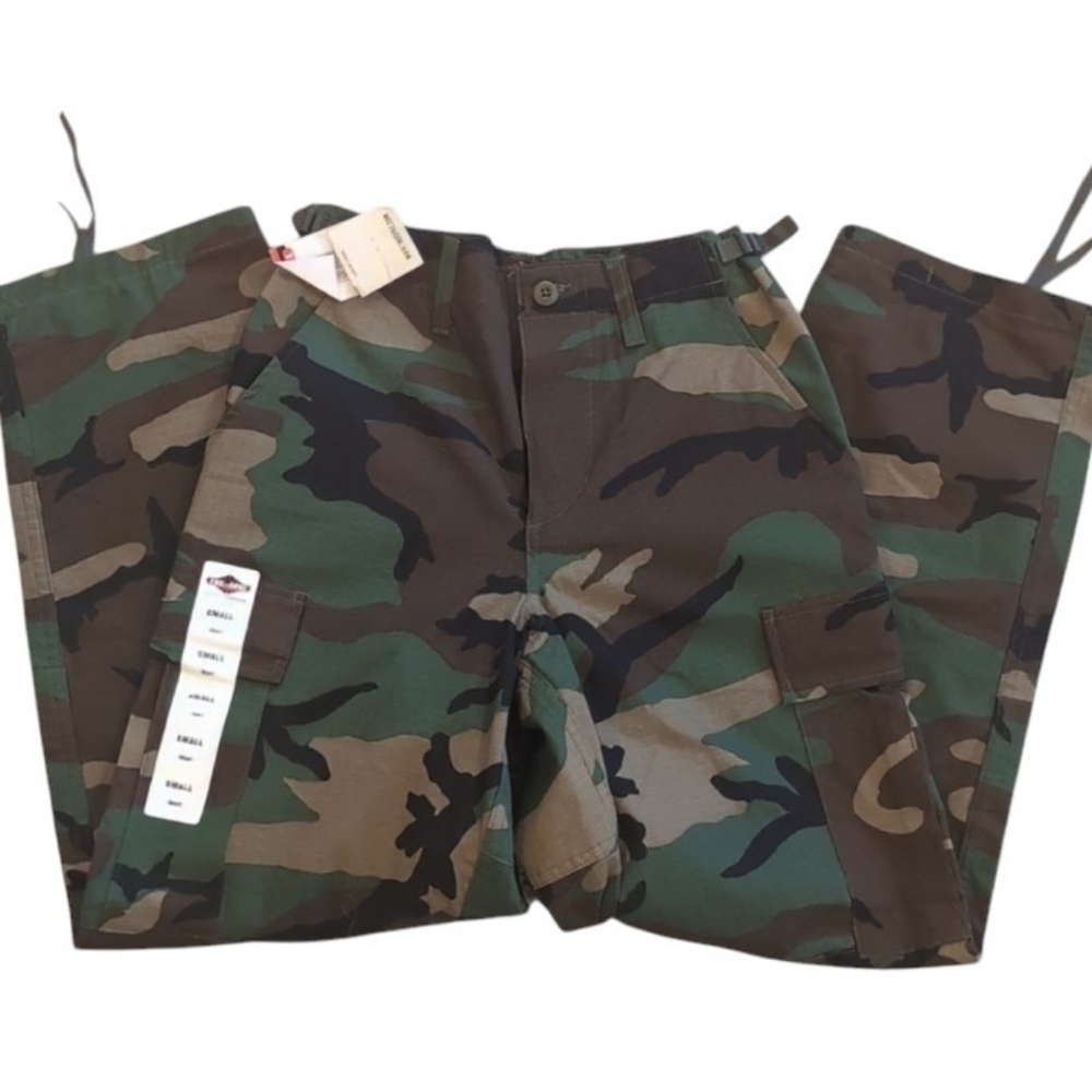 Tru-Spec Men's Camo Cargo Trousers – Small Short